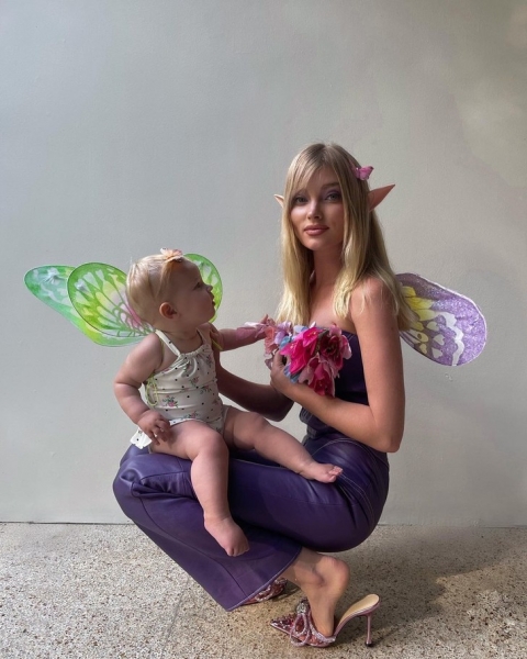 Эльза Хоск и ее 8-месячная дочь Тууликки на один день перевоплотились в… лесных фей