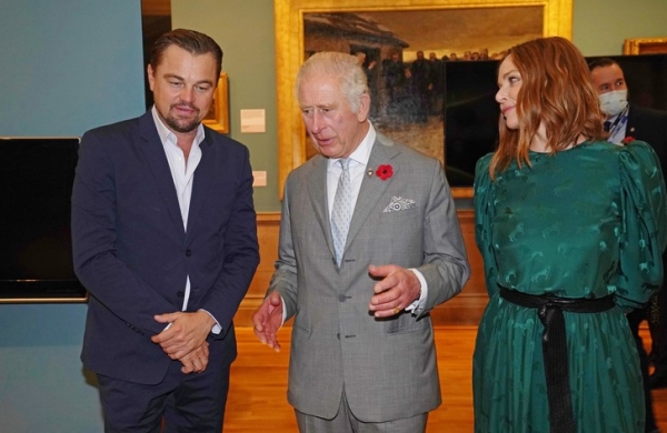 Леонардо Ди Каприо и принц Чарльз обсудили экологические проблемы в Глазго