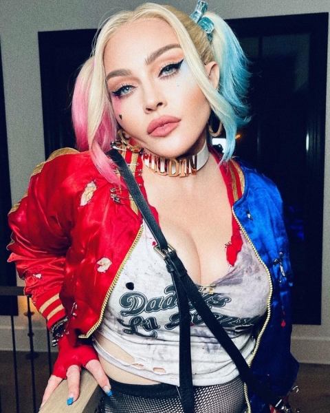 Сумасшедшая Харли Квин: Мадонна перевоплотилась в подружку Джокера и удивила фанатов